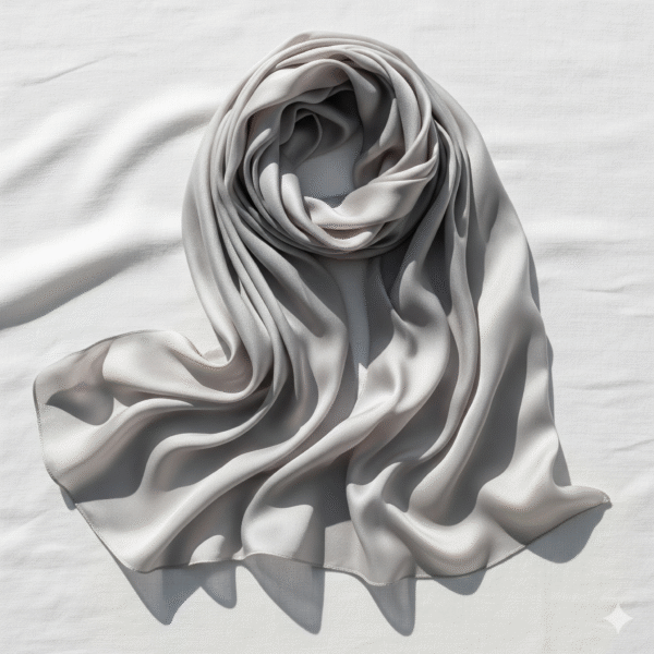 Dawn Silk Wrap – Soft Pearl