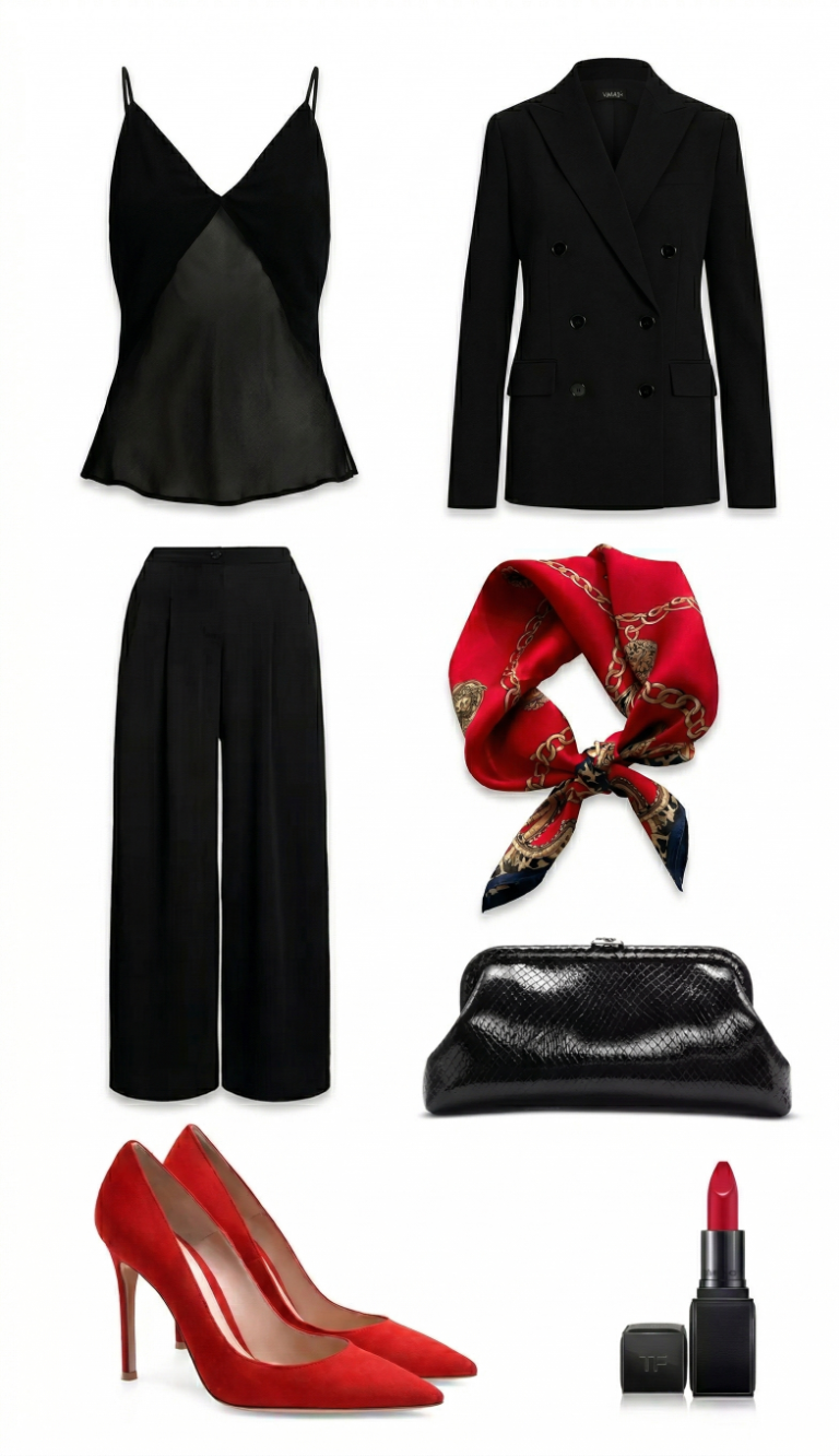 The Liorat Red Scarf